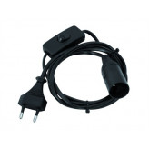 E14 lampholder w.power cable,plug,switch