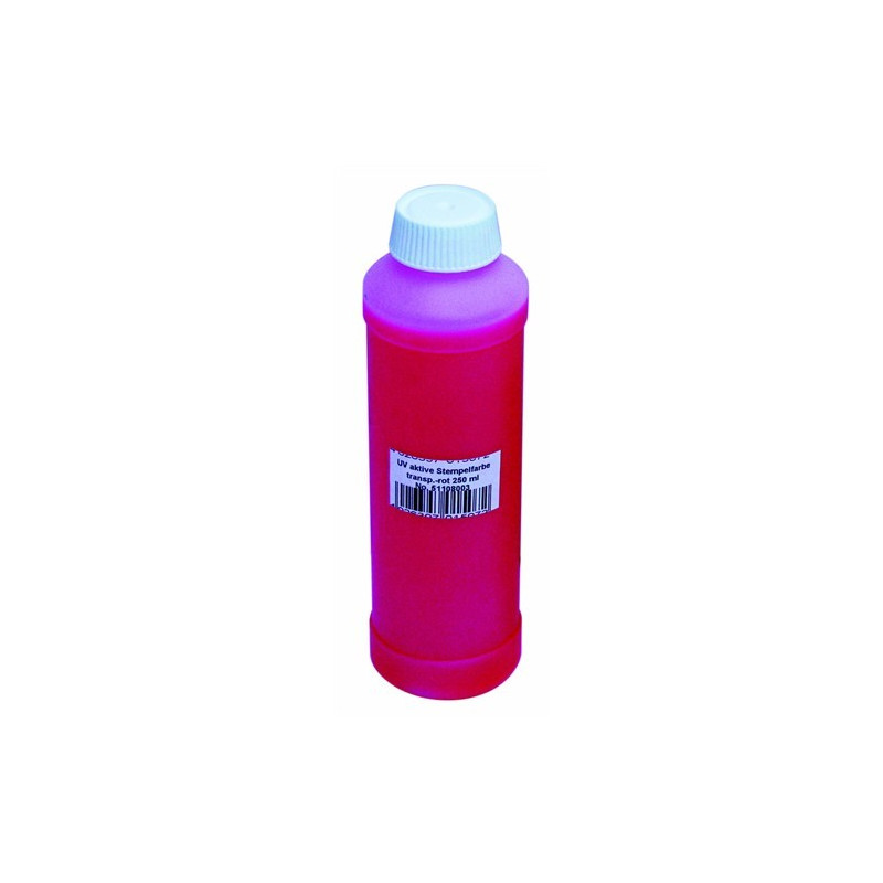 UV razítkovací barva 250ml, červená