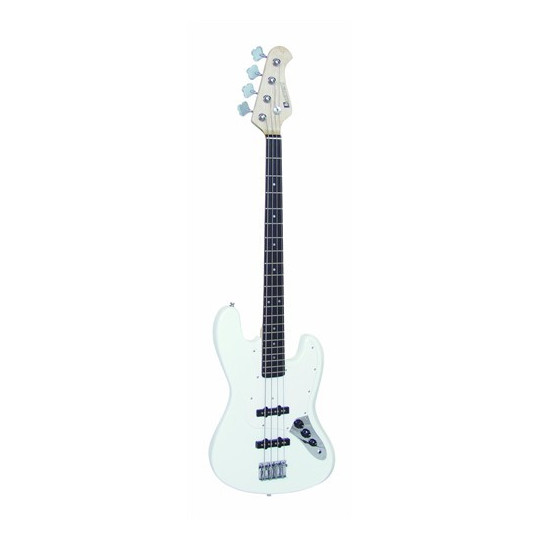 Dimavery JB-302 E-Bass, bílý