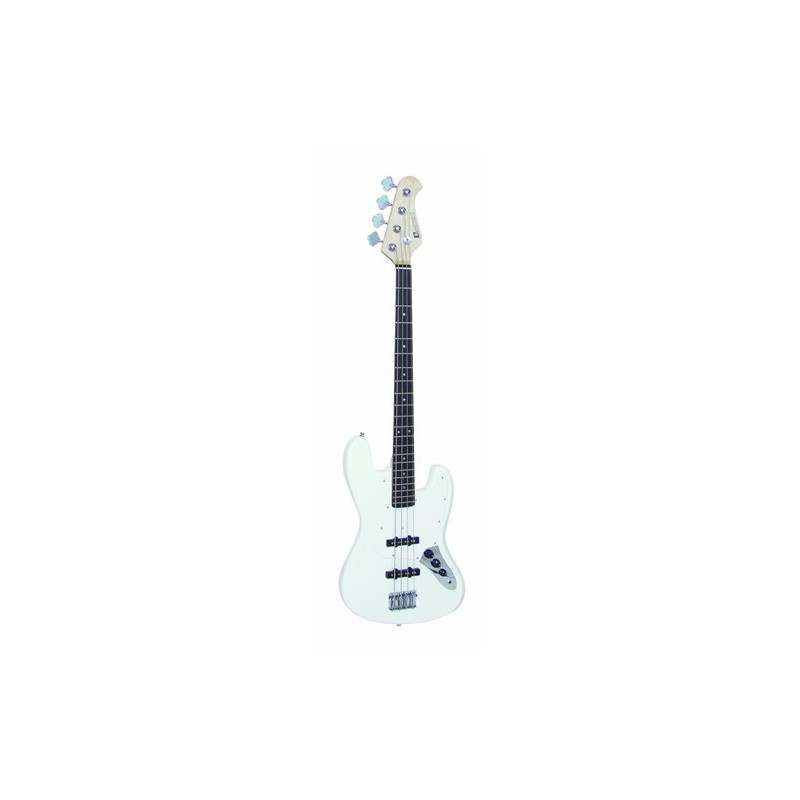 Dimavery JB-302 E-Bass, bílý