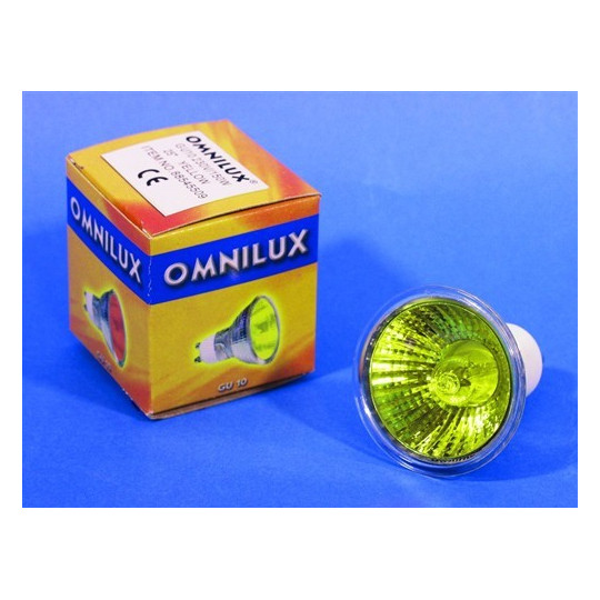 230V/50W GU-10 25° Omnilux, žlutá