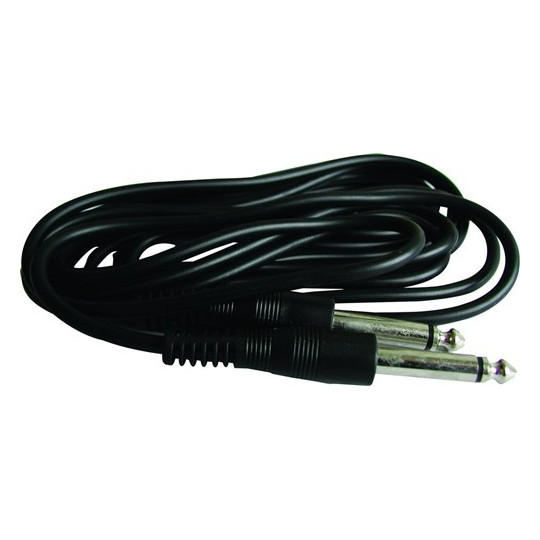 Kabel KC-30 2x Jack 6,3 mono 3 m, černý