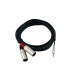 Kabel AC40-15, 3,5 mm jack/2xXLR samec, 1,5 m