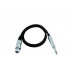 Kabel ACX-09 XLR samice - Jack 6,3 mono, 0,9 m