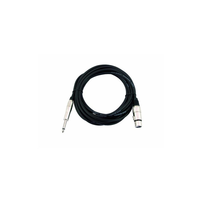 Kabel ACX-20 XLR samice - Jack 6,3 mono, 2  m