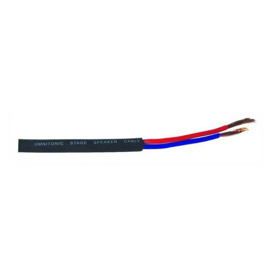 Omnitronic kabel reproduktorový 2x2.5mm, černý, cena/m