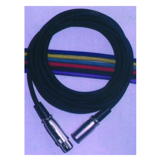 Kabel MC-50 XLR samec - XLR samice, černý, 5m