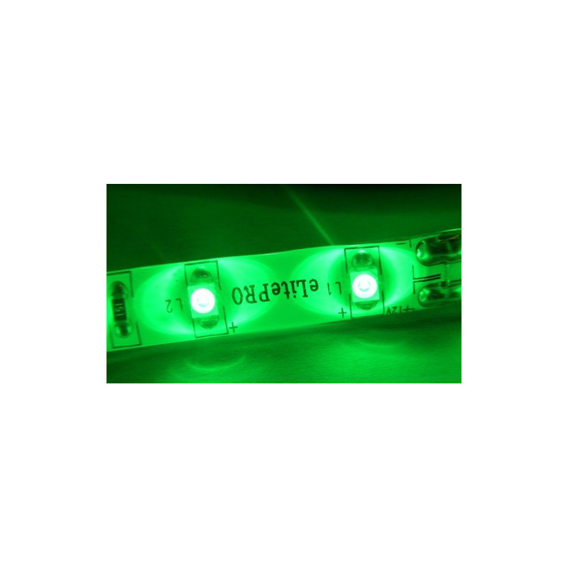 LED páska SMD3528, zelená, 12V,  1m, IP54, 60 LED/m