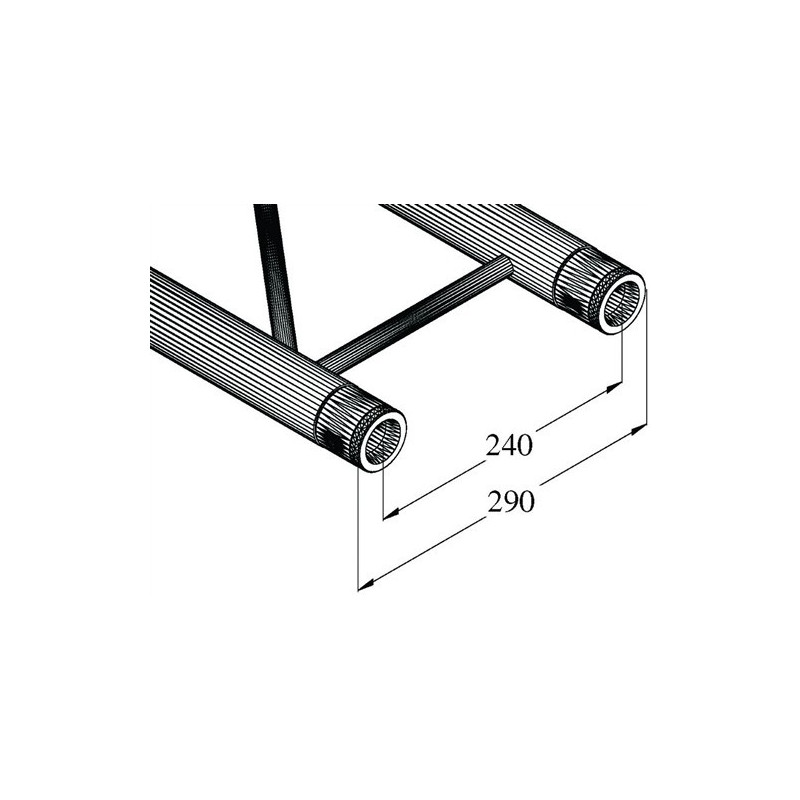 Bilock BQ-2-290, rovný díl