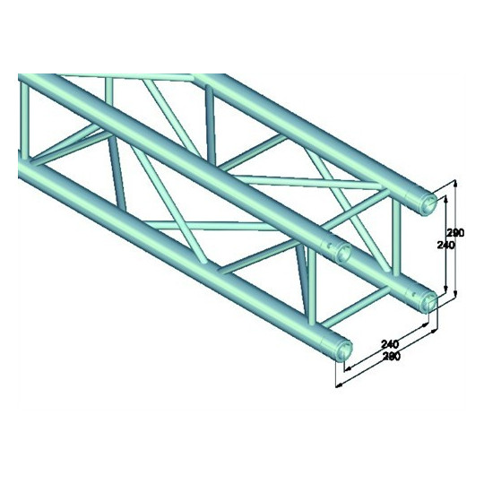 Quadlock QL-ET34-500  4-way cross beam