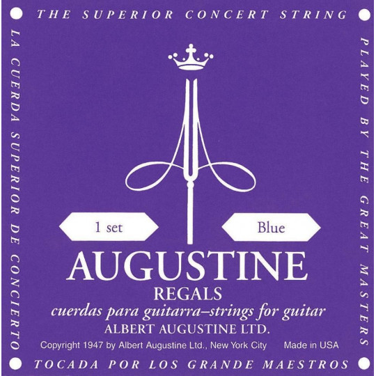 Augustine Regal Blue label