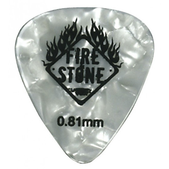 Trsátka Fire&amp;Stone Mix Celluloid 0,81 mm, perloid-bílá