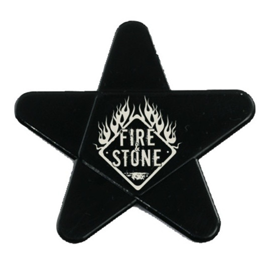 Trsátka Fire&amp;Stone Speciální trsátka Hvězda, černé