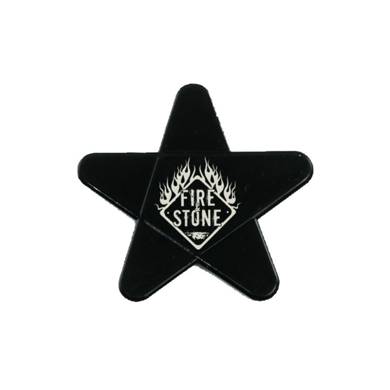 Trsátka Fire&Stone Speciální trsátka Hvězda, černé Trsátka Fire&Stone Speciální trsátka Hvězda, černé