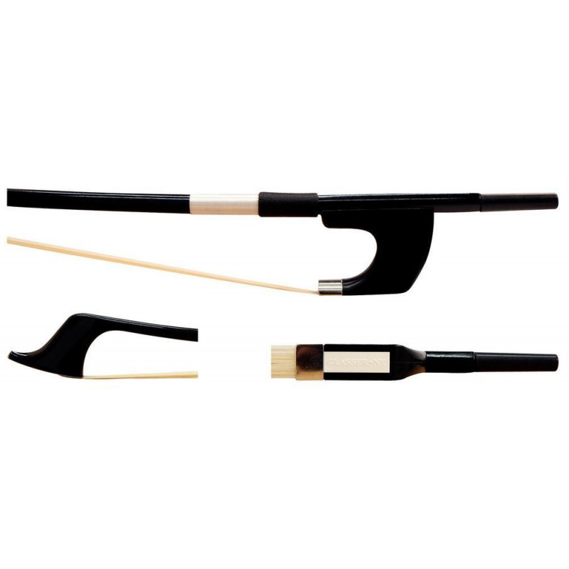 Glasser Smyčec pro kontrabas Sklolaminát 1/10 - 1/16 Glasser Smyčec pro kontrabas Sklolaminát 1/10 - 1/16