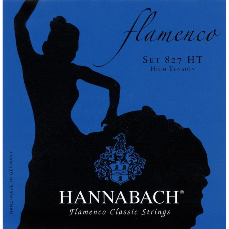 Hannabach Struny pro klasickou kytaru série 827 High tension Flamenco Classic Sada