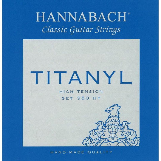 Hannabach Struny pro klasickou kytaru série 950 High tension Titanyl Sada