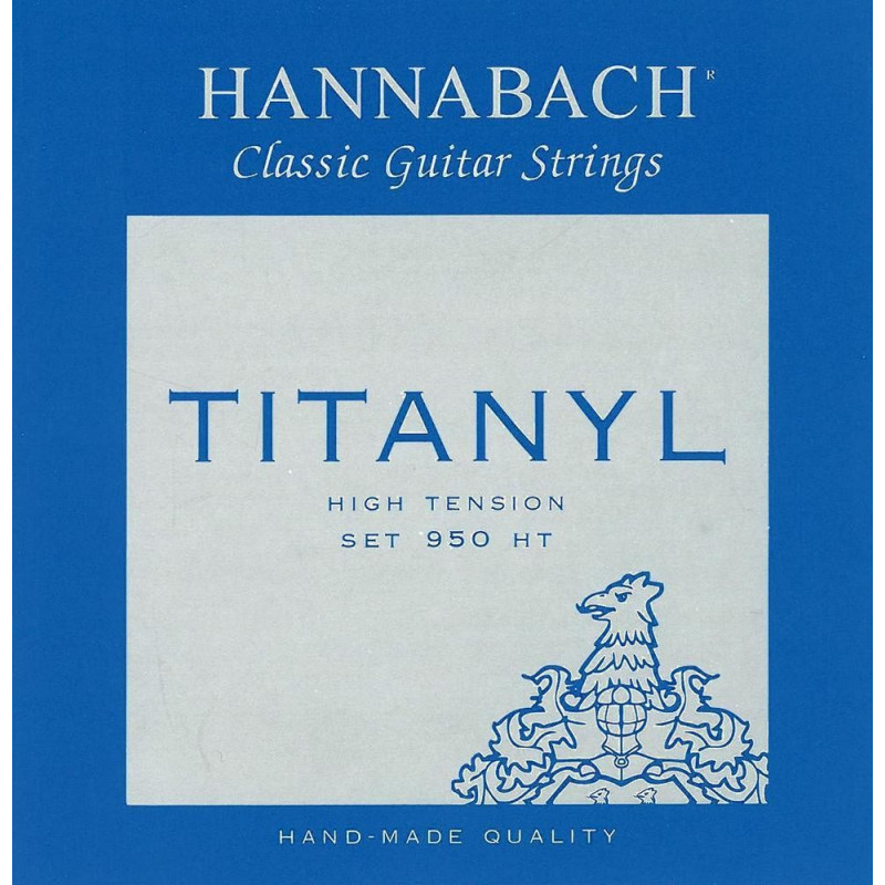 Hannabach Struny pro klasickou kytaru série 950 High tension Titanyl 3-tá sada Bass