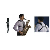 Neotech Popruh pro saxofon Soft Harness Junior-černá, délka 21 - 31,2 cm