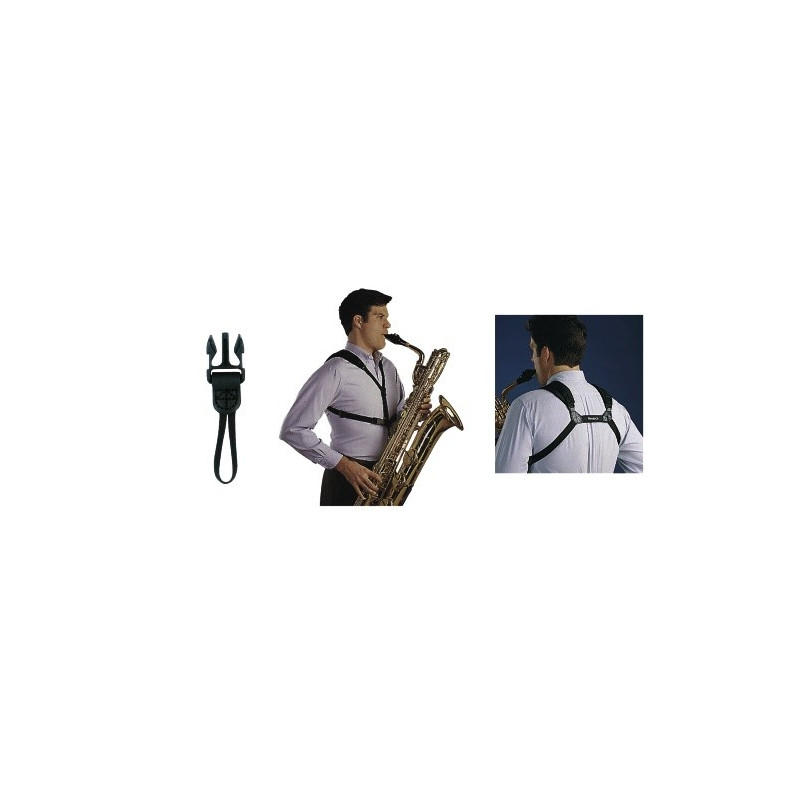 Neotech Popruh pro saxofon Soft Harness Junior-černá, délka 21 - 31,2 cm