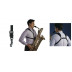 Popruh pro Saxofon s měkkým, širším vypodložením; Plastová karabina;