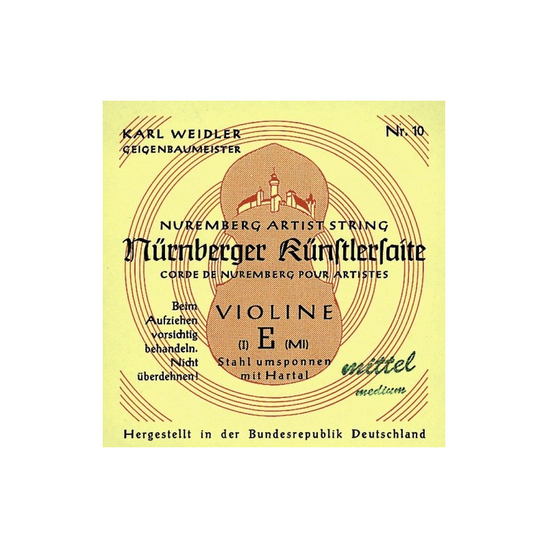 Nürnberger struny pro housle Maestro 3/4 E ocel Nürnberger struny pro housle Maestro 3/4 E ocel