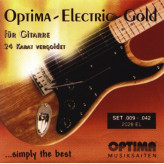 Optima struny pro E-kytaru Gold Strings Round Wound Sada