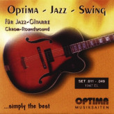 Optima struny pro E-kytaru Jazz Swing série Round Wound Sada