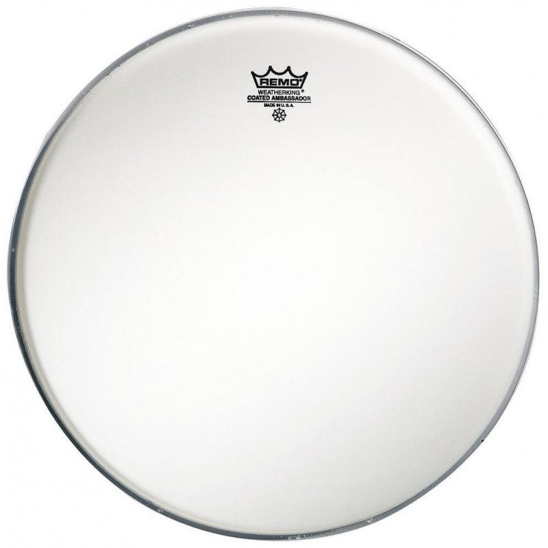 Remo Ambassador Bílá, zdrsněná 12" BA-0112-00 Remo Ambassador Bílá, zdrsněná 12" BA-0112-00