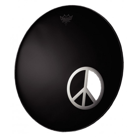 Remo Dynamo´s 6&quot; Chrome &quot;Peace Sign&quot;