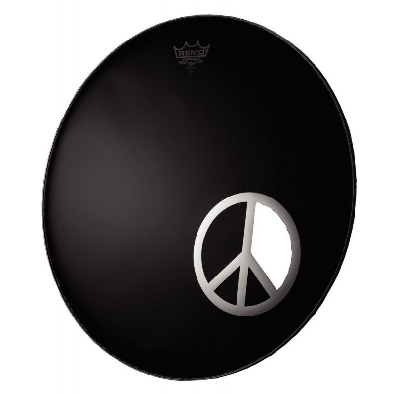 Remo Dynamo´s 6" Chrome "Peace Sign"