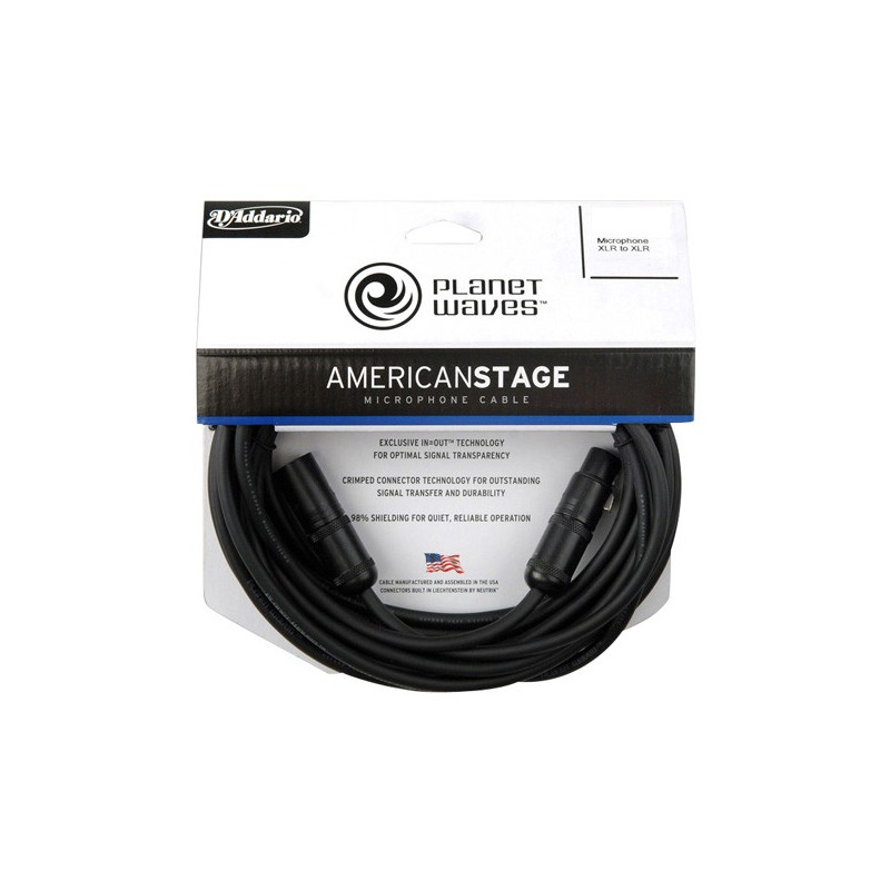 PLANET WAVES PW-AMSM-10 - mikrofonní kabel