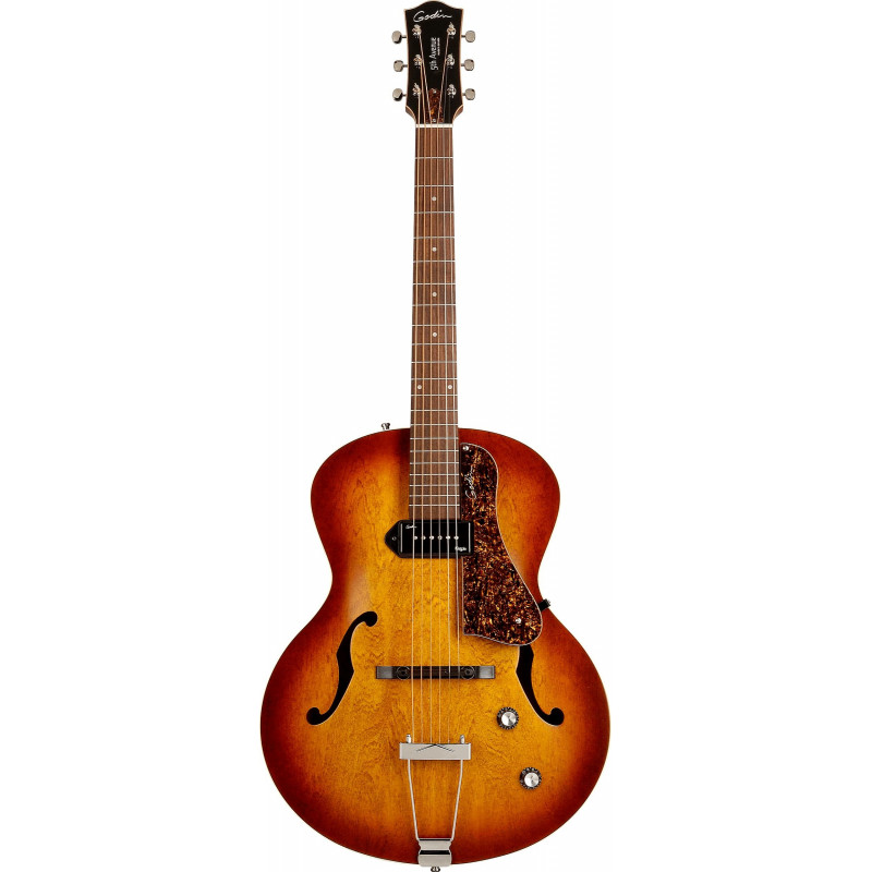 GODIN 5th Avenue Kingpin P90 Cognac Burst