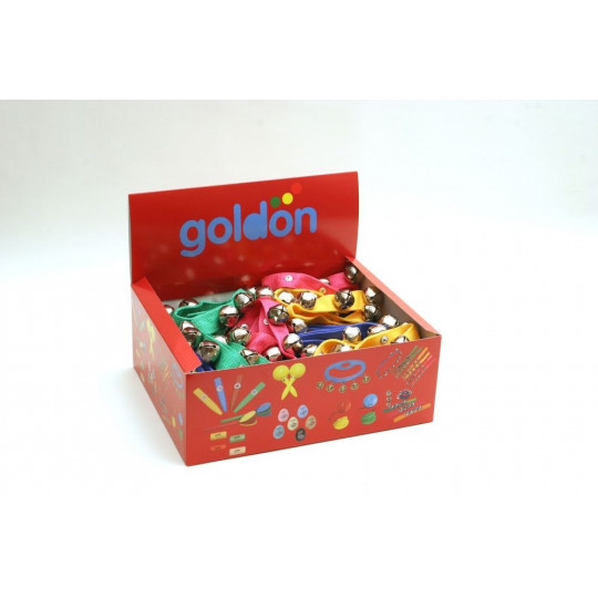GOLDON - 10 rolniček na barevném řemínku - výhodné balení  (33419)