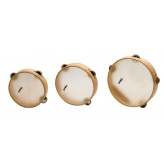 GOLDON - tamburína s blánou a chřestítky - 24cm (35330)