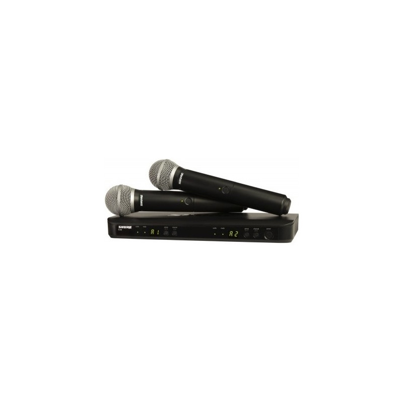 SHURE BLX288E/PG58 - PGW dual systém, BLX88E + 2x PG58