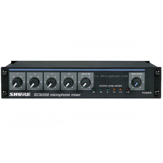 SHURE SCM268E - mikrof. mix, mono, 4 vst., AUX