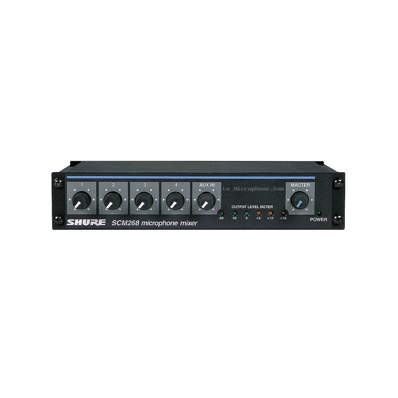 SHURE SCM268E - mikrof. mix, mono, 4 vst., AUX