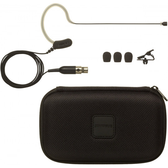 SHURE MX153B/O-TQG - miniaturní náhlavní mic, kulová ch., mini-XLR, black