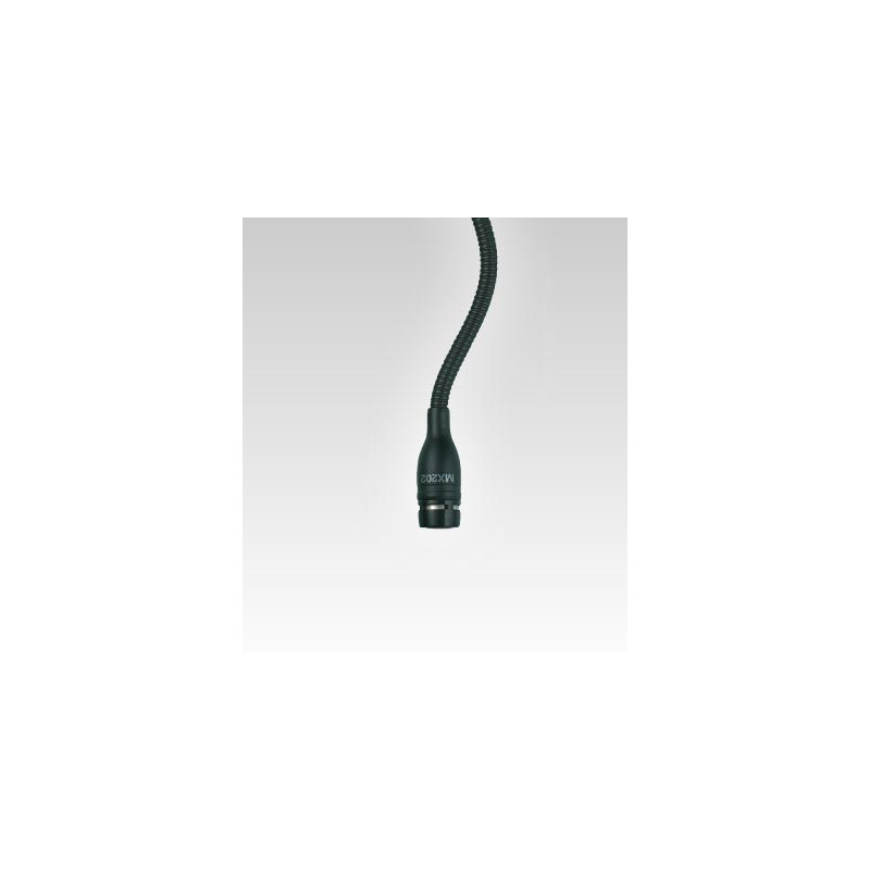 SHURE MX202B/C - min. mikrofon na husím krku, kardioda, černý