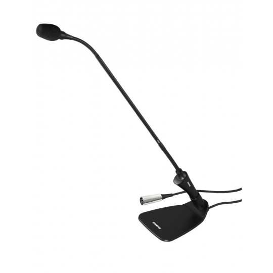 SHURE CVG18S-B/C - mikrofon husí krk, kardioda, switch, černý, 45,7cm