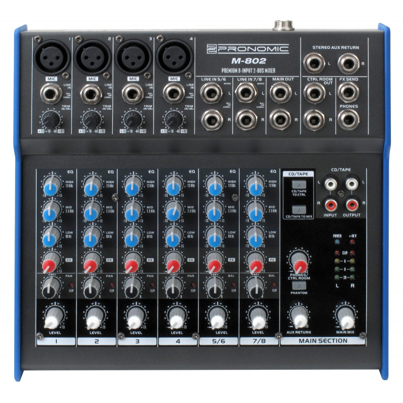 Pronomic M-802 - mixážní pult