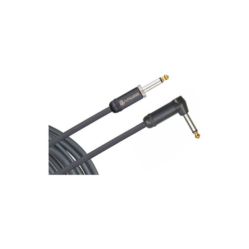 Planet Waves PW-AMSGRA-20 - American stage instrument kabel, rovný jack/úhlový jack, 20ft/6m