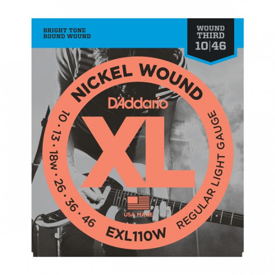 D'Addario EXL110W