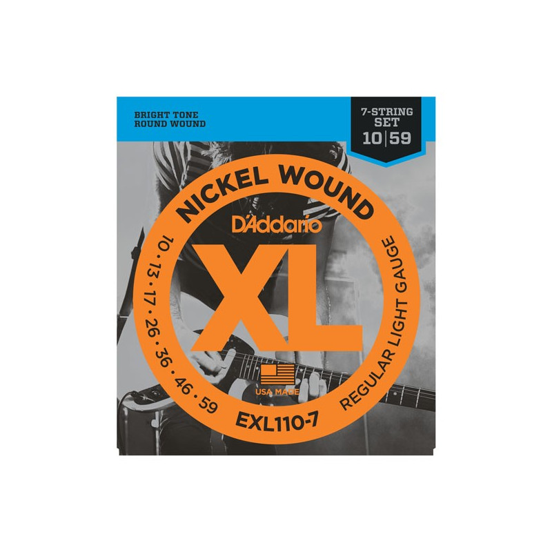 D'Addario EXL110-7 - struny pro elektrickou kytaru