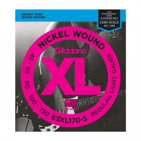 D'Addario ESXL170-5 - struny pro basovou kytaru