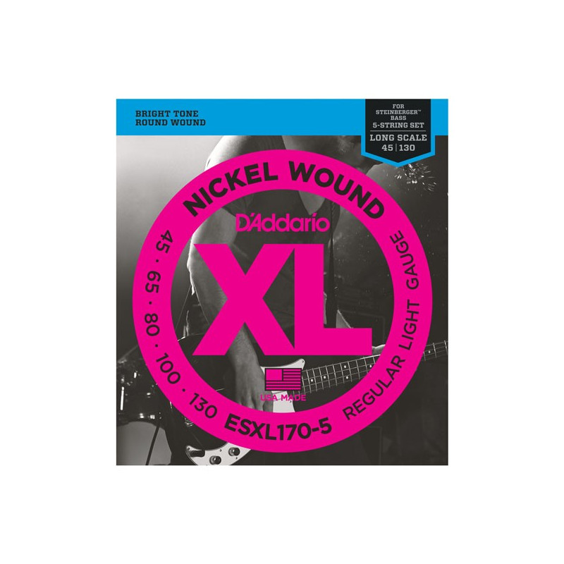 D'Addario ESXL170-5 - struny pro basovou kytaru