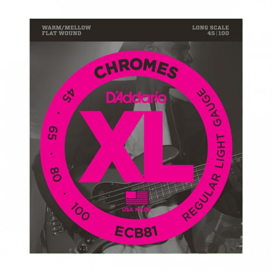 D'Addario ECB81 - struny pro basovou kytaru