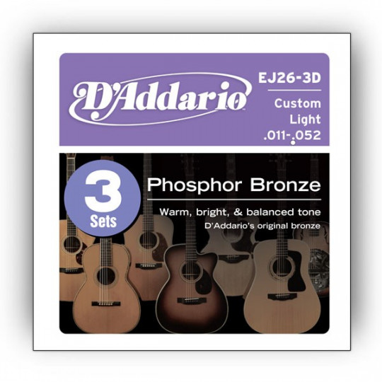 D'Addario EJ26-3D - struny pro akustickou kytaru