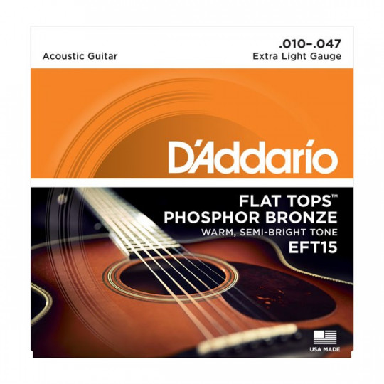 D'Addario EFT15 - struny pro akustickou kytaru